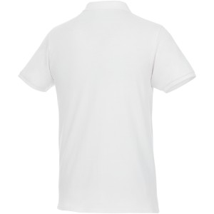 Beryl mens polo, White, M (Polo short, mixed fiber, synthetic)