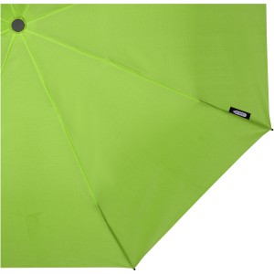 Birgit 21'' foldable windproof recycled PET umbrella, Lime g (Umbrellas)