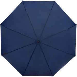 Birgit 21'' foldable windproof recycled PET umbrella, Navy (Foldable umbrellas)