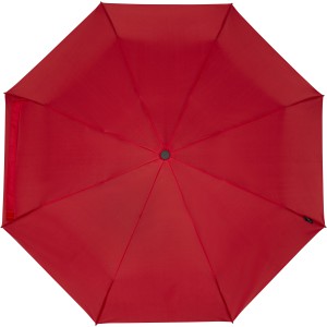 Birgit 21'' foldable windproof recycled PET umbrella, Red (Umbrellas)