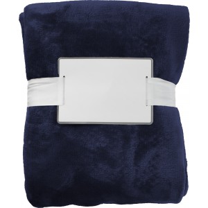 Fleece (280 gr/m2) blanket Sean, blue (Blanket)