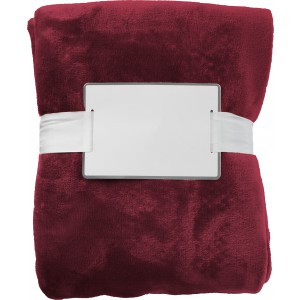 Fleece (280 gr/m2) blanket Sean, red (Blanket)