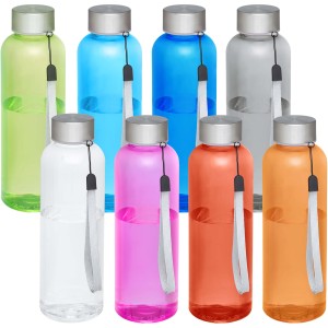 Bodhi 500 ml RPET water bottle, Transparent orange (Sport bottles)