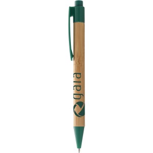 Borneo bamboo ballpoint pen, Natural,Green (Wooden, bamboo, carton pen)