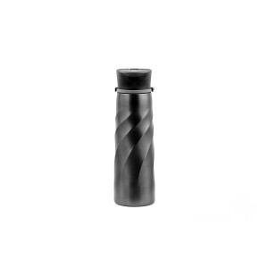 Brandcharger Vortex Athletica drinking bottle, gun metal (Water bottles)