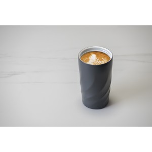 Brandcharger Vortex Calix Ceramica travel mug, gun metal (Mugs)