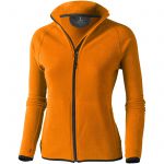 Brossard micro fleece full zip ladies jacket, Orange (3948333)