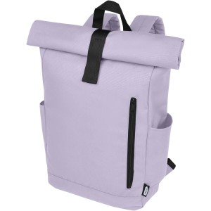 Byron 15.6" GRS RPET roll-top backpack 18L, Lilac