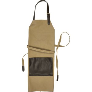 Canvas apron (450 gsm) Maria, beige (Apron)