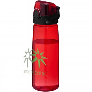 Capri 700 ml sport bottle, Transparent red (Sport bottles)