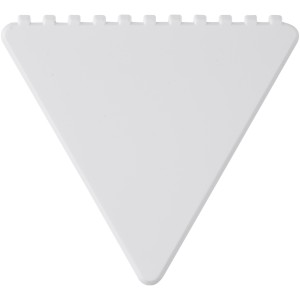 Frosty 2.0 triangular recycled plastic ice scraper, White (Car accesories)