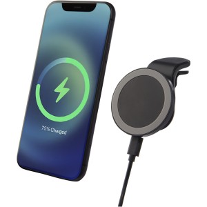 Magclick 10W wireless magnetic car charger, Solid black (Car accesories)