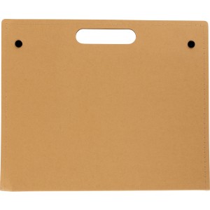 Cardboard writing folder Keisha, brown (Notebooks)