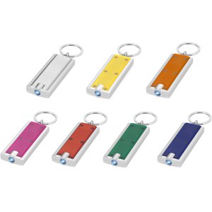 Castor LED keychain light, Blue,Silver (Keychains)