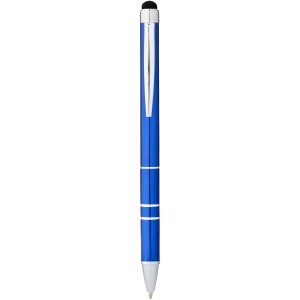 Charleston aluminium stylus ballpoint pen, Blue (Metallic pen)