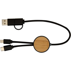 Chechia 5-in-1 recycled plastic 30 cm data sync and 27W fast (Eletronics cables, adapters)