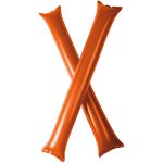 Cheer 2-piece inflatable cheering sticks, Orange (10250608)