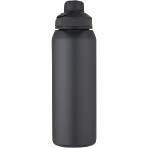 Chute(r) Mag 1 L insulated stainless steel sports bottle, Solid black (Sport bottles)