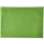 A4 Transparent PVC document folder, green