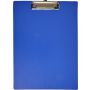 Plastic clipboard, cobalt blue
