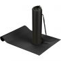 Cobra fitness and yoga mat, solid black