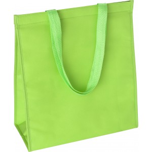 Nonwoven (80gr/m2) cooling bag Leroy, lime (Cooler bags)