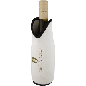 Noun recycled neoprene wine sleeve holder, White (Cooler bags)