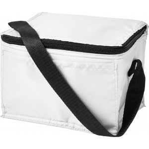 Polyester (210D) cooler bag Roland, white (Cooler bags)