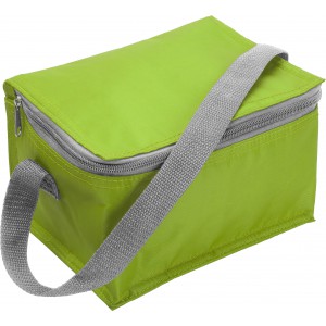 Polyester (420D) cooler bag Cleo, light green (Cooler bags)