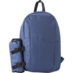 Polyester (600D) cooler backpack Clinton, blue (Cooler bags)