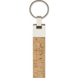 Cork keyring Elowen, brown (Keychains)