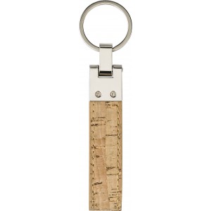 Cork keyring Elowen, brown (Keychains)