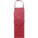 Cotton (180g/m2) apron, red (7600-08CD)