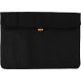 Cotton (220 gr/m2) laptop pouch Dirk, black