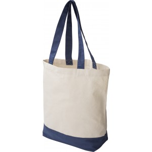 Cotton (280 g/m2) shopping bag Cole, blue (Shopping bags)