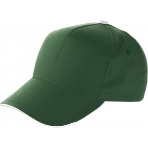 Cotton cap Beau, green (Hats)