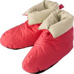 Cotton, house shoes, duck feather and down filling, red (5468-08M)