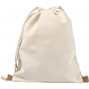 Cotton rucksack Tianna, khaki (Backpacks)