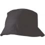 Cotton sun hat Felipe, black