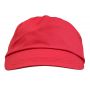 Cotton twill cap Lisa, red