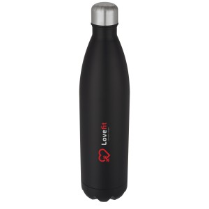 Cove 1 L vacuum insulated stainless steel bottle, Solid blac (Thermos)