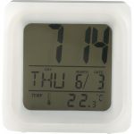 Cube alarm clock, white (8533-02)