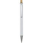 Cyrus recycled aluminium ballpoint pen, White (10787501)