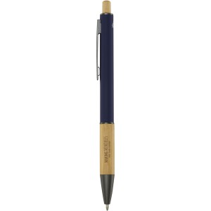 Darius recycled aluminium ballpoint pen, Navy (Metallic pen)