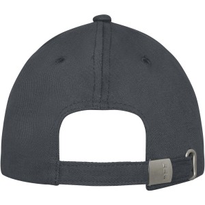 Davis 6 panel cap, Storm grey (Hats)