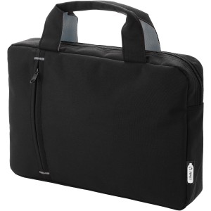 Detroit RPET conference bag, Grey, Solid black (Laptop & Conference bags)