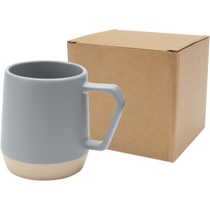 Dolce 300 ml ceramic mug with matt finish, Grey (Mugs)