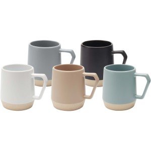 Dolce 300 ml ceramic mug with matt finish, Oatmeal (Mugs)