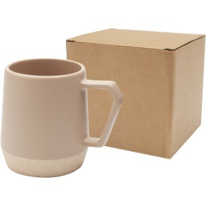 Dolce 300 ml ceramic mug with matt finish, Oatmeal (Mugs)