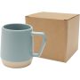 Dolce 300 ml ceramic mug with matt finish, Reef blue